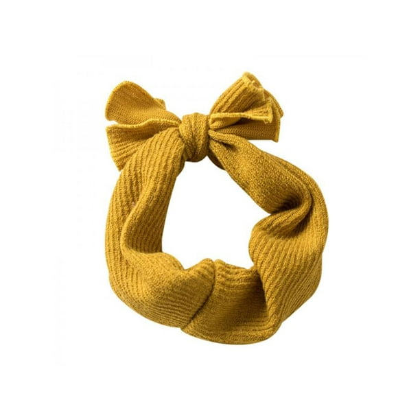 Newborn Bow Cotton Elastic Hair Bowknot Rabbit Headband Baby Girls Bow-knot Band